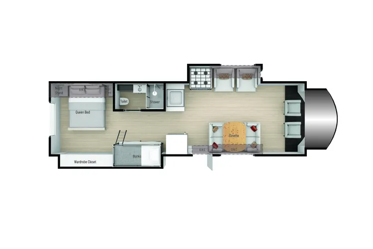 2026 Phantom 32P Double Slide Bunkbed Motorhome