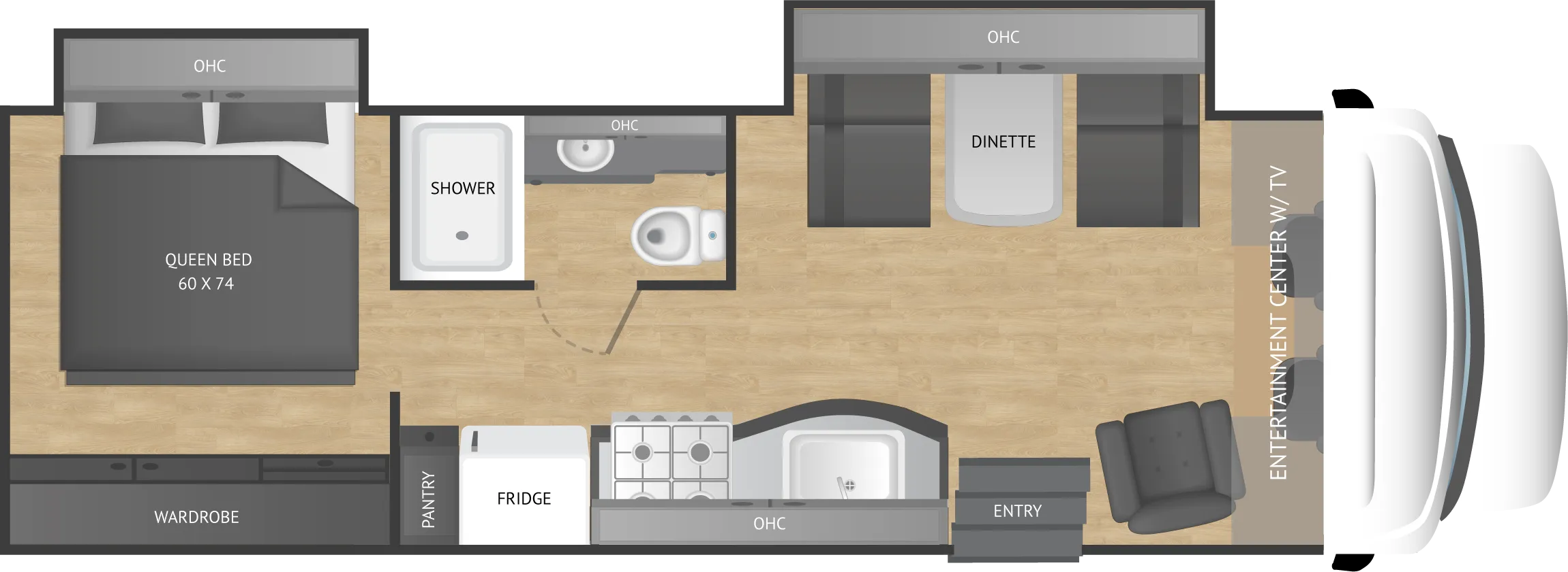 2026 Viper 27V 28'5'' Double Slide Motorhome