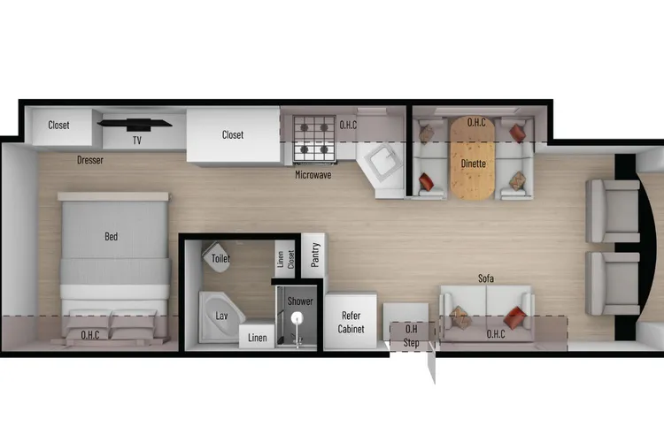 2026 Phantom 30P Full Wall Slide Motorhome